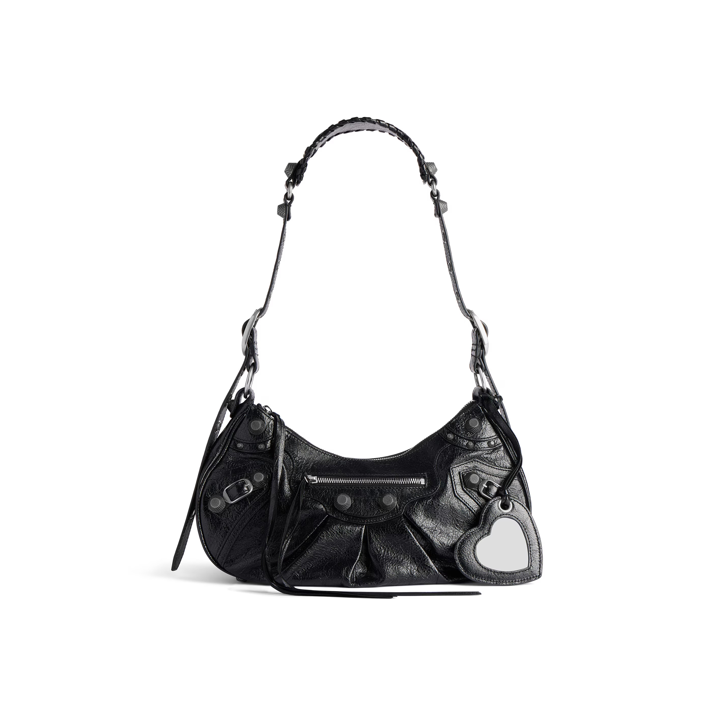 BALENCIAGA WOMEN'S LE CAGOLE SHOULDER BAG SMALL IN BLACK 6713071VG9Y1000 (33*16*8.4cm) BALENCIAGA WOMEN'S LE CAGOLE SHOULDER BAG SMALL IN BLACK 6713071VG9Y1000 (33*16*8.4cm)